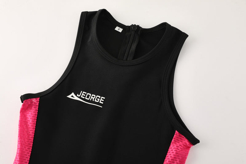 Load image into Gallery viewer, JEORGE Kids Junior Unisex Triathlon Suit, Ages 8 to 14, one piece racing suit