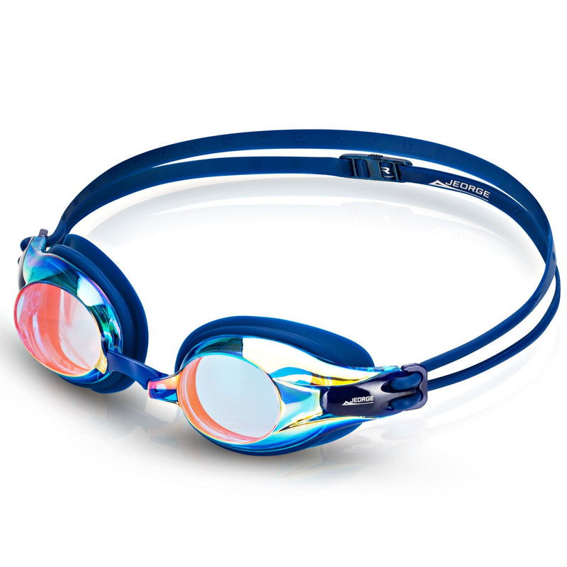 Load image into Gallery viewer, JEORGE Anti-fog UV-protection Mirrored Coating Racing or Training Goggles.