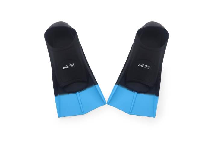 Load image into Gallery viewer, JEORGE Swimming Training Fins Short Blade Sizes For Men, Women And Kids. Includes Travel Mesh Bag