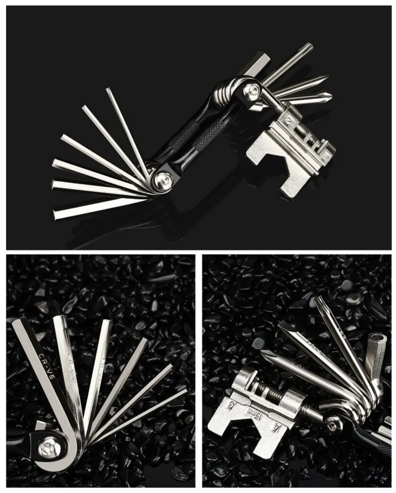 Load image into Gallery viewer, Bicycle Multi Tool Chain Splitter Cutter Multifunction For MTB Mountain Road Bike Wrench Screwdriver Repair Multitool