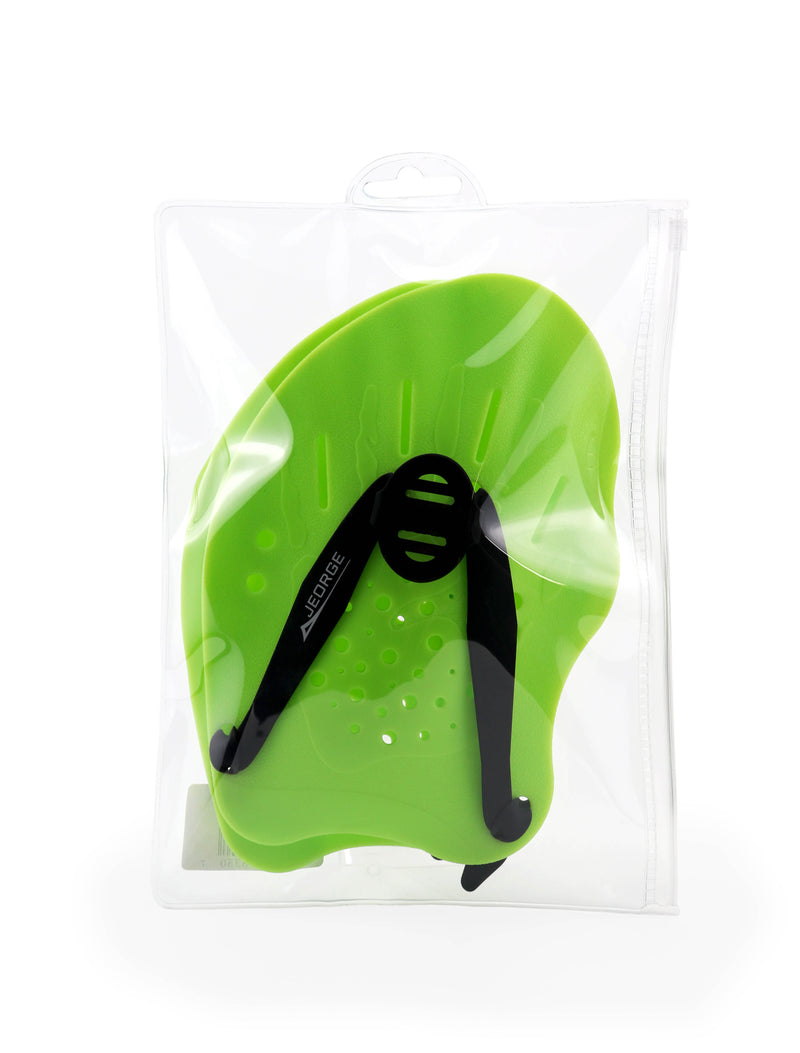 Load image into Gallery viewer, JEORGE Original Contour Swim Paddles, Swim Training Hand Paddles with Adjustable Straps, Swimming Hand Paddles for Women and Men.