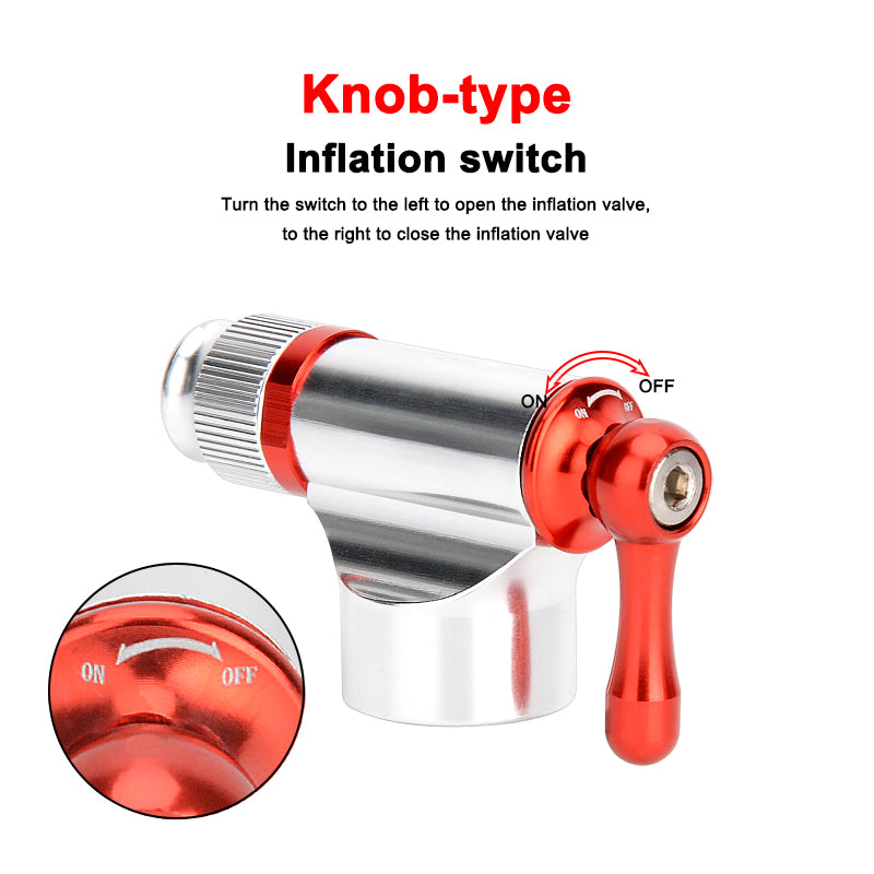 Load image into Gallery viewer, MTB and ROAD BIKE Hand Mini Bike tool bike CO2 inflator (complimentary CO2 Cartridge)