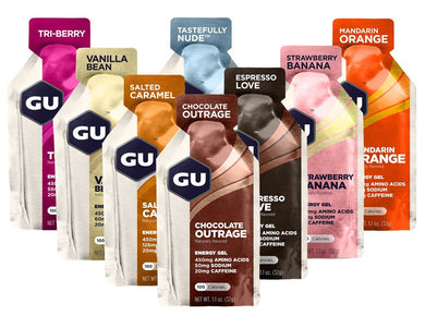 GU Energy Original Sports Nutrition Energy Gel, Assorted Flavours