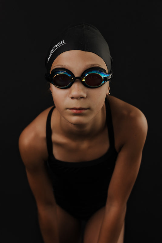 JEORGE Anti-fog UV-protection Mirrored Coating Racing or Training Goggles.