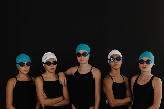 JEORGE HALO-5 Junior (8yrs - 16yrs) Wide Vision, UV Competition Swim Goggles