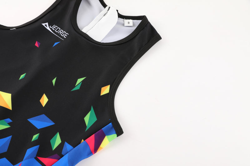 Load image into Gallery viewer, JEORGE Kids Junior Unisex Triathlon Suit, Ages 8 to 14, one piece racing suit