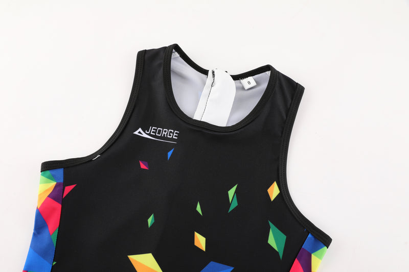 Load image into Gallery viewer, JEORGE Kids Junior Unisex Triathlon Suit, Ages 8 to 14, one piece racing suit