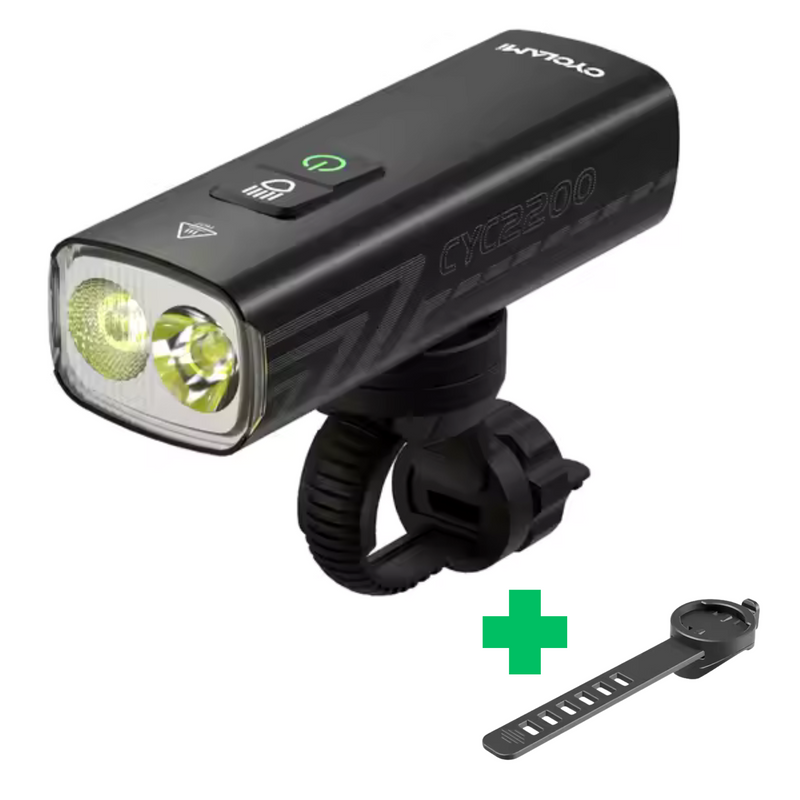 Load image into Gallery viewer, CYCLAMI Bicycle Light LED 2200 Lumen High Brightness Multi-Function Road MTB Cycling Safety Bicycle Front Lights+ Bonus Mount Strap