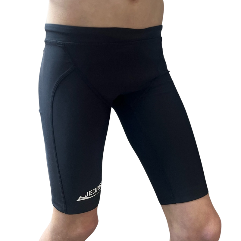 Load image into Gallery viewer, JEORGE Competition Swimming Shorts, High quality 250gsm chlorine resistant boys jammers
