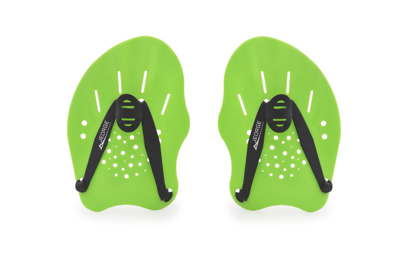 Load image into Gallery viewer, JEORGE Original Contour Swim Paddles, Swim Training Hand Paddles with Adjustable Straps, Swimming Hand Paddles for Women and Men.