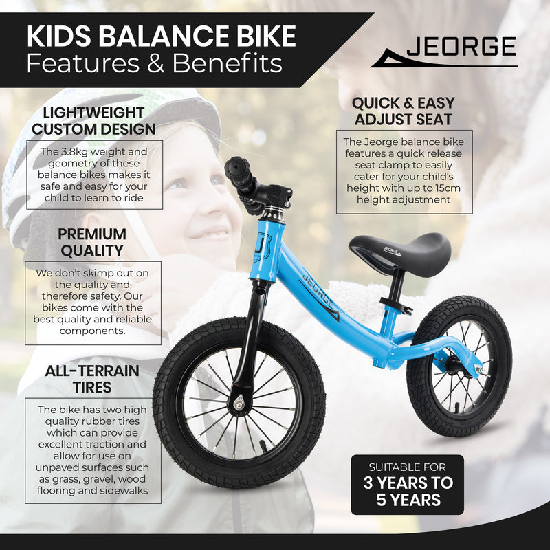 Load image into Gallery viewer, JEORGE Kids Balance Bike, Age 3 years to 5 Years Old, Lightweight Balance Bike.