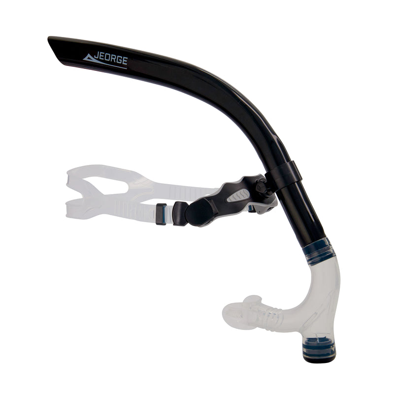 Load image into Gallery viewer, JEORGE Swim Snorkel for Lap Swimming and Open Water,Snorkle Center Mount Silicone Mouthpiece One-Way Purge Valve