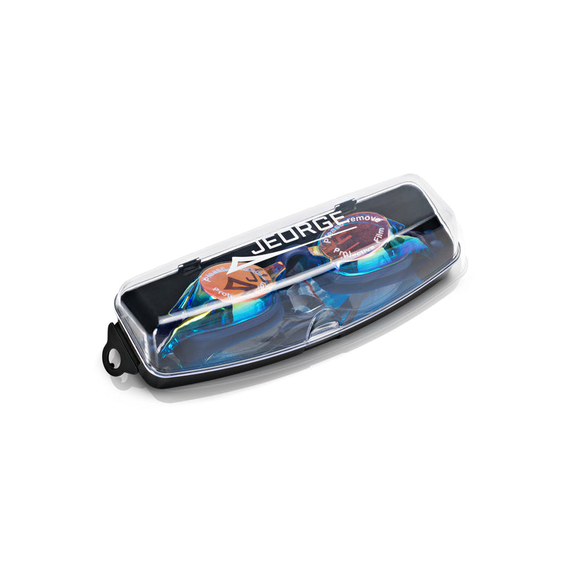 Load image into Gallery viewer, JEORGE Anti-fog UV-protection Mirrored Coating Racing or Training Goggles.