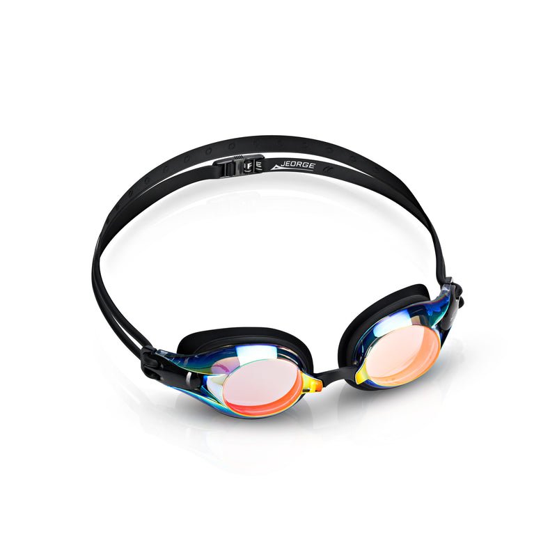 Load image into Gallery viewer, JEORGE Anti-fog UV-protection Mirrored Coating Racing or Training Goggles.