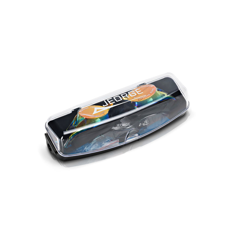 Load image into Gallery viewer, JEORGE Anti-fog UV-protection Mirrored Coating Racing or Training Goggles.