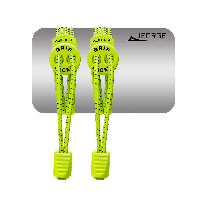 Load image into Gallery viewer, JEORGE Grip Laces, 3 Pairs, No Tie Elastic Shoelaces System, One Size Fits All.
