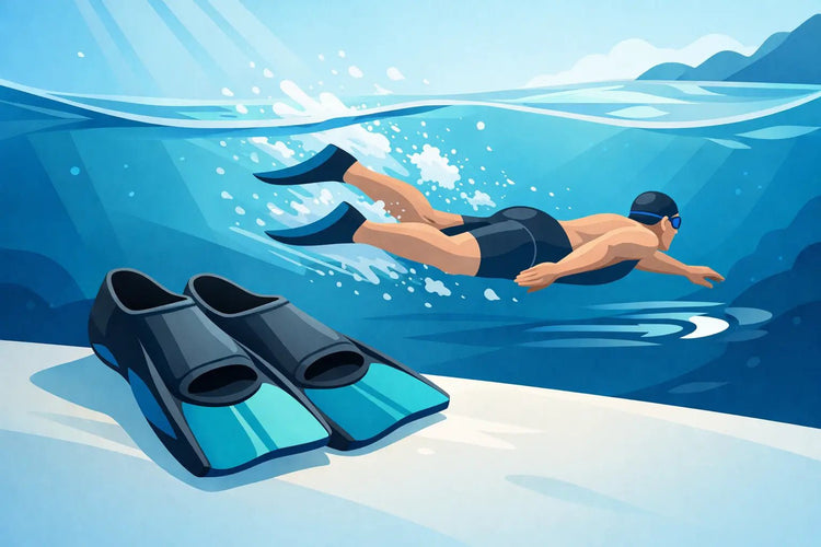 Short Blade Fins for Swimming That Build Speed - JeorgeSports