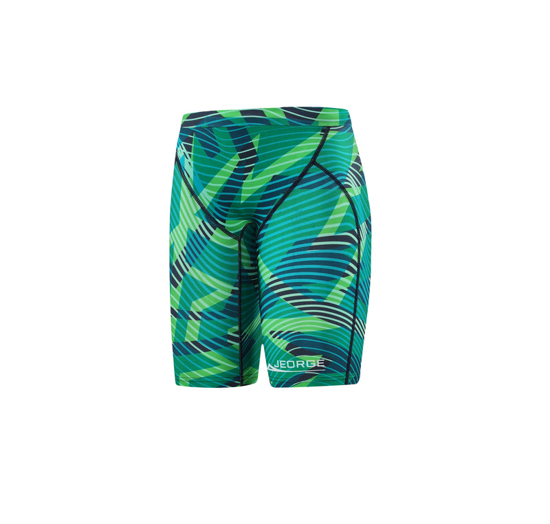 Load image into Gallery viewer, JEORGE Competition Swimming Shorts, High quality 250gsm chlorine resistant boys jammers
