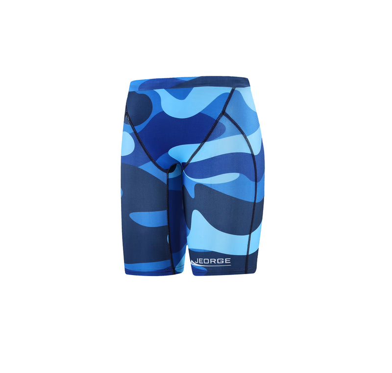 Load image into Gallery viewer, JEORGE Competition Swimming Shorts, High quality 250gsm chlorine resistant boys jammers
