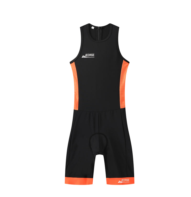 Load image into Gallery viewer, JEORGE Kids Junior Unisex Triathlon Suit, Ages 8 to 14, one piece racing suit
