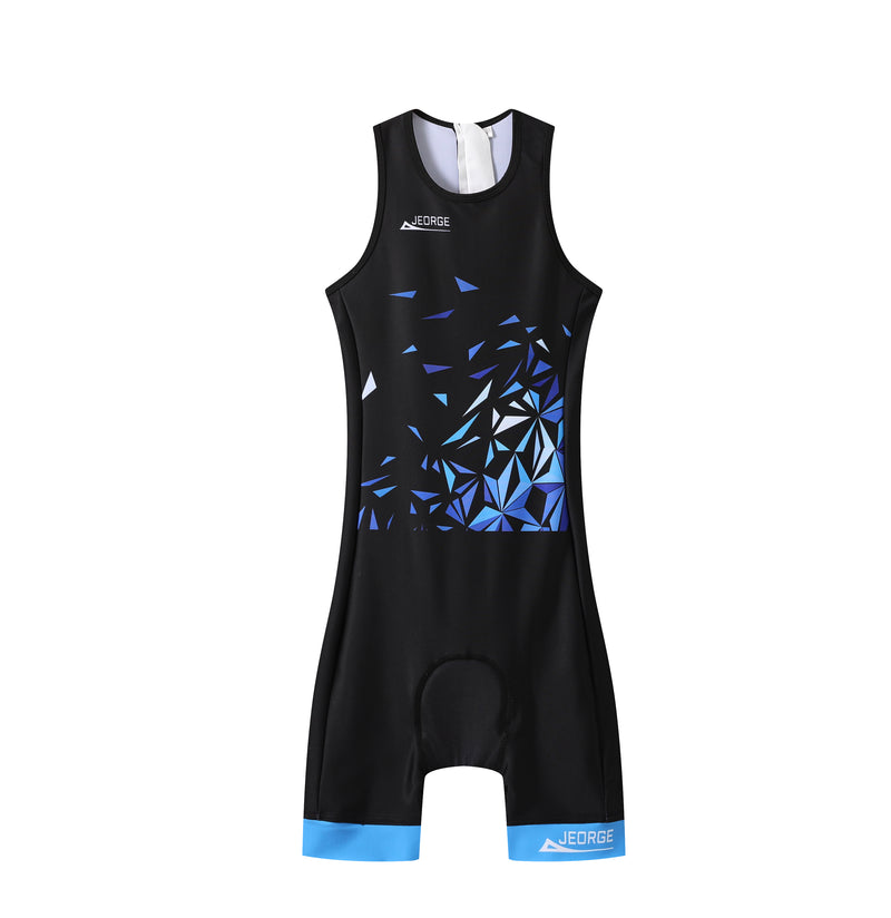 Load image into Gallery viewer, Kids Junior Triathlon Suit, Ages 8 to 14, one piece racing suit
