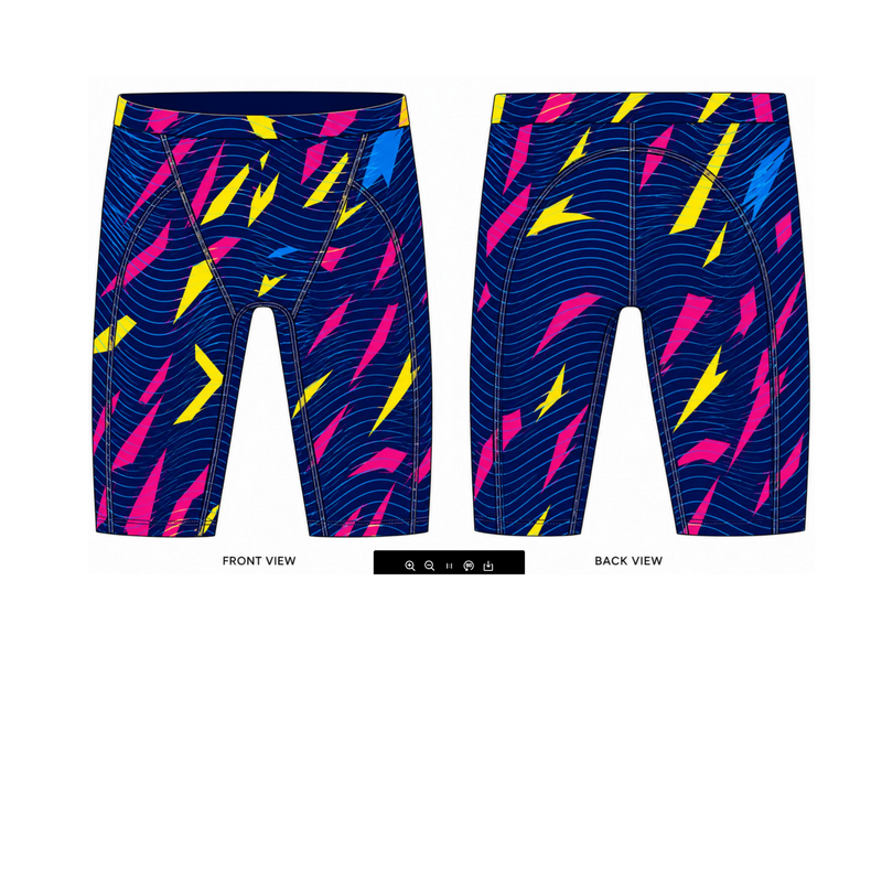 Load image into Gallery viewer, JEORGE Competition Swimming Shorts, High quality 250gsm chlorine resistant boys jammers
