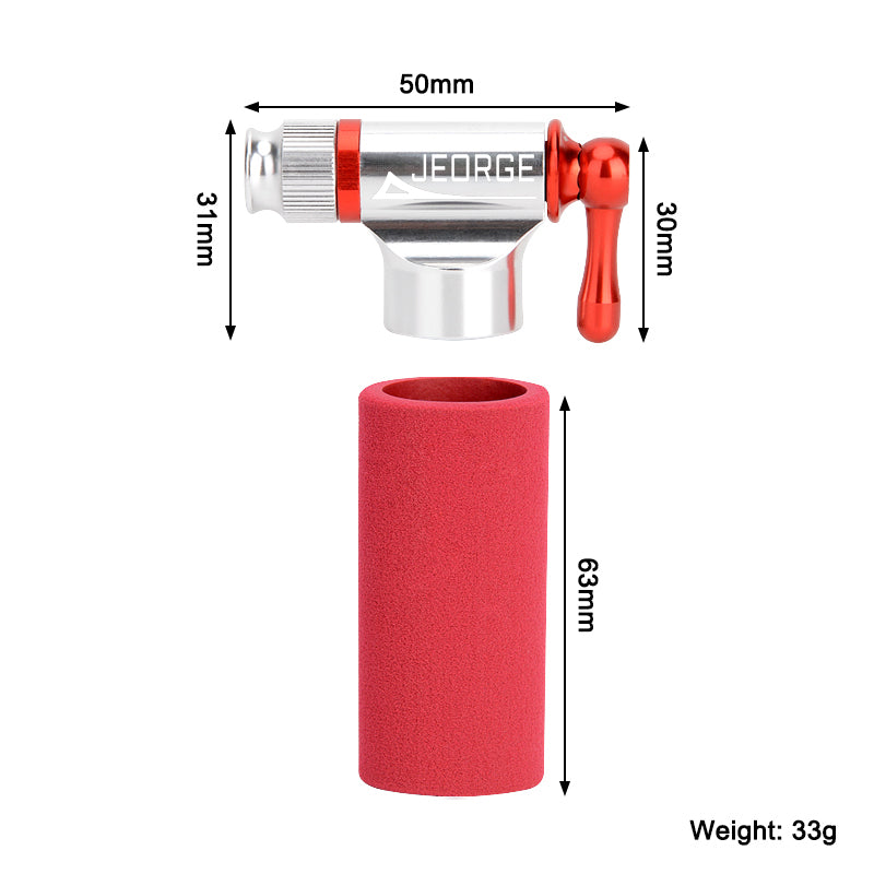 Load image into Gallery viewer, MTB and ROAD BIKE Hand Mini Bike tool bike CO2 inflator (complimentary CO2 Cartridges x2)
