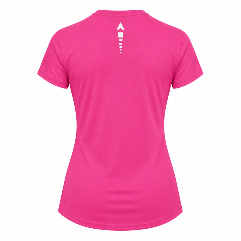 Load image into Gallery viewer, JEORGE Women’s Short Sleeve Running Shirt – Pink

