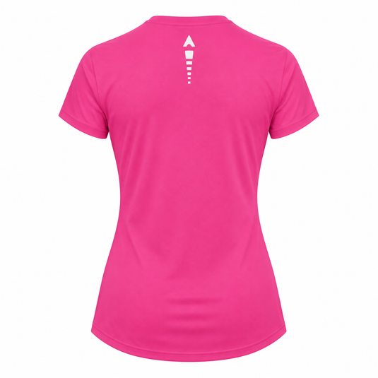 JEORGE Women’s Short Sleeve Running Shirt – Pink