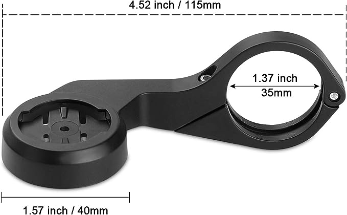 Load image into Gallery viewer, CooSpo Bike Computer Mount, Out-Front Bike Computer Mount Compatible with Garmin,Wahoo,XOSS Bike Computer
