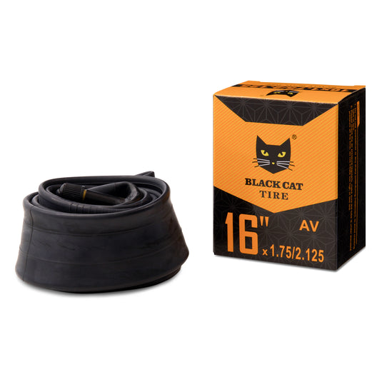 Black Cat 16x1.75/2.125AV High Quality Butyl Rubber Inner Tube