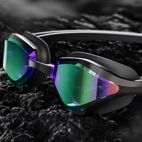 JEORGE Aqualis Adult Racing Competition Swimming Triathlon Anti-Fog UV Protection Swim Goggles