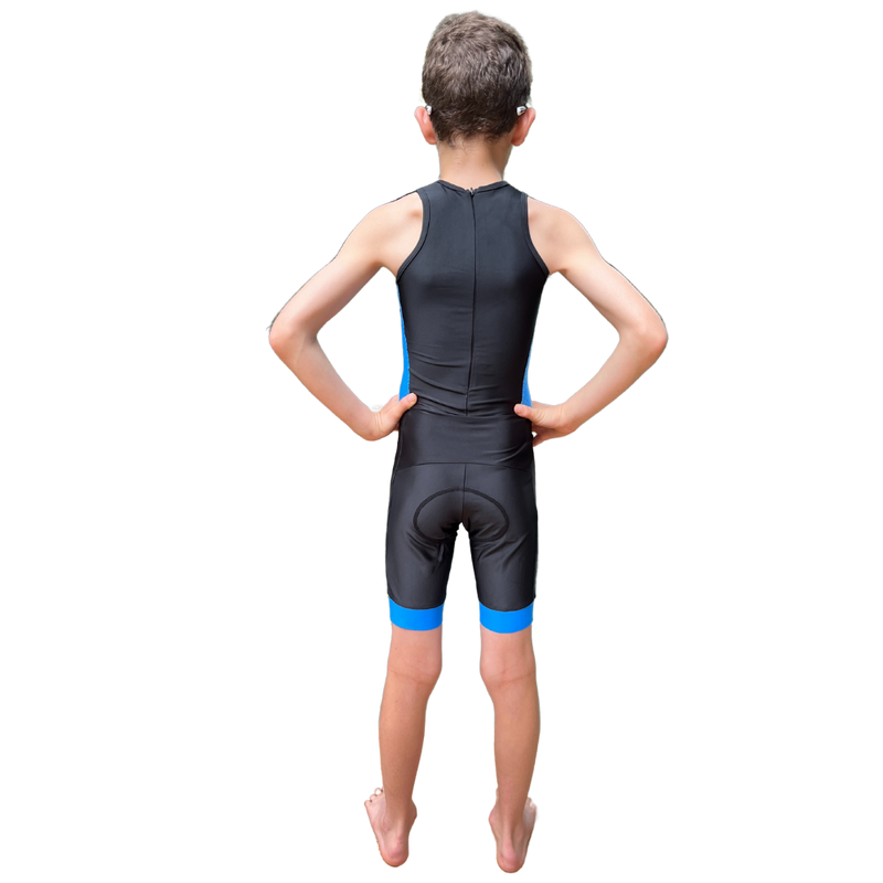 Load image into Gallery viewer, JEORGE Kids Junior Unisex Triathlon Suit, Ages 8 to 14, one piece racing suit
