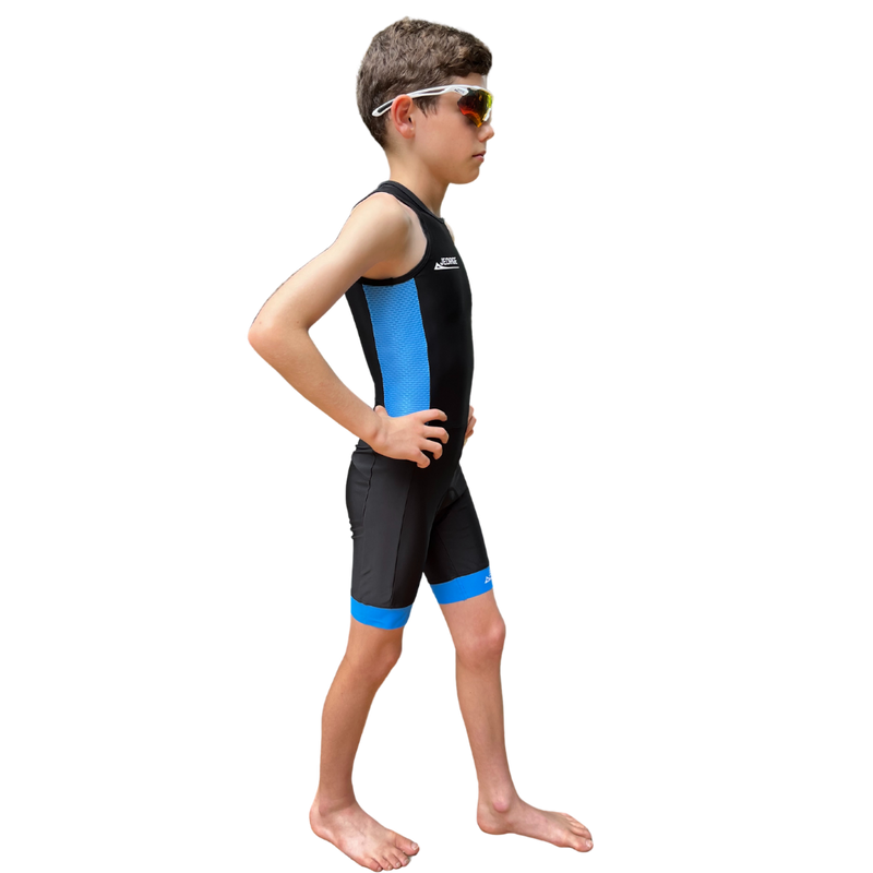 Load image into Gallery viewer, JEORGE Kids Junior Unisex Triathlon Suit, Ages 8 to 14, one piece racing suit
