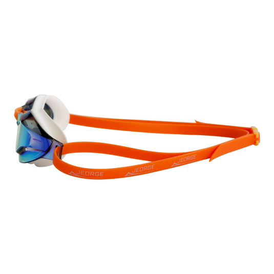 JEORGE  Junior (8yrs - 16yrs) Wide Vision, UV Competition Swim Goggles
