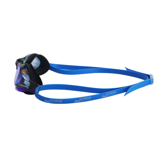 JEORGE  Junior (8yrs - 16yrs) Wide Vision, UV Competition Swim Goggles