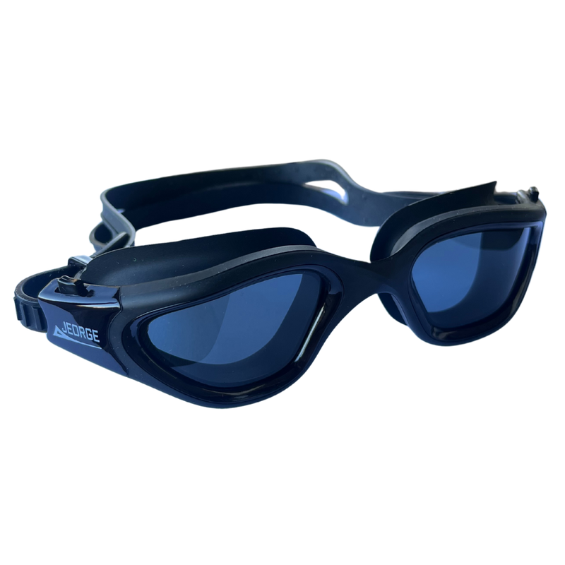 Load image into Gallery viewer, JEORGE Unisex Swimming Goggles with anti-fog coating, 100% UV protection, and a leakproof soft silicone seal.
