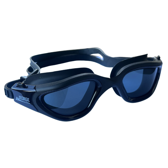 JEORGE Unisex Swimming Goggles with anti-fog coating, 100% UV protection, and a leakproof soft silicone seal.