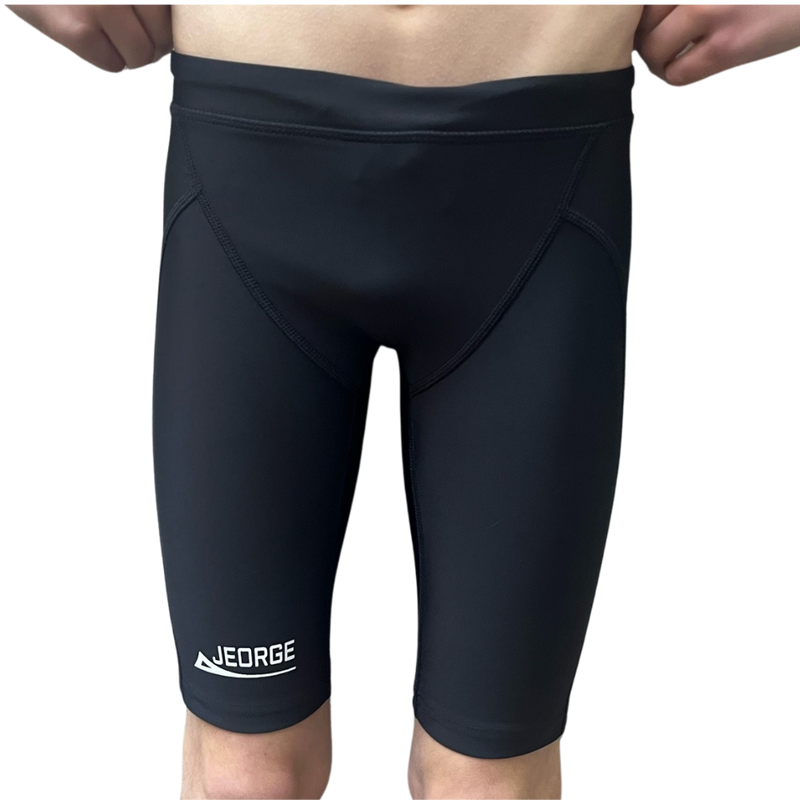 Load image into Gallery viewer, Jeorge Competition Swimming Shorts, High quality 250gsm chlorine resistant boys jammers
