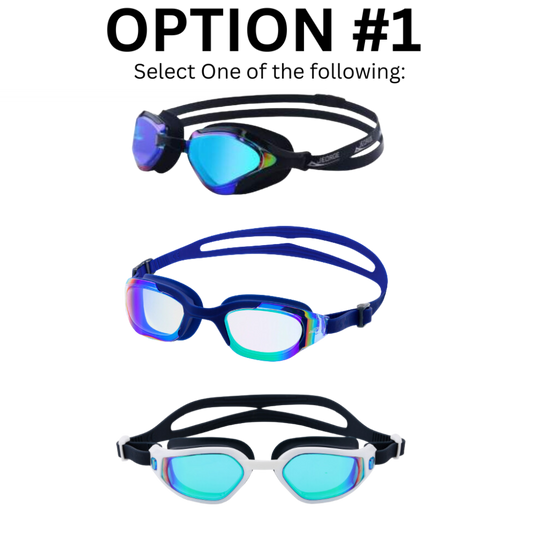 JEORGE ESSENTIALS SWIM KIT - Goggles, Swim Cap, Snorkel, Flippers,Hand Paddles, Nose Clip, Mesh Swim Bag