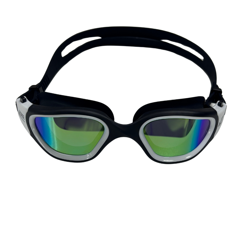 Load image into Gallery viewer, JEORGE Unisex Swimming Goggles with anti-fog coating, 100% UV protection, and a leakproof silicone seal. Perfect for adults and teens. Wide view, adjustable fit, and built for performance.
