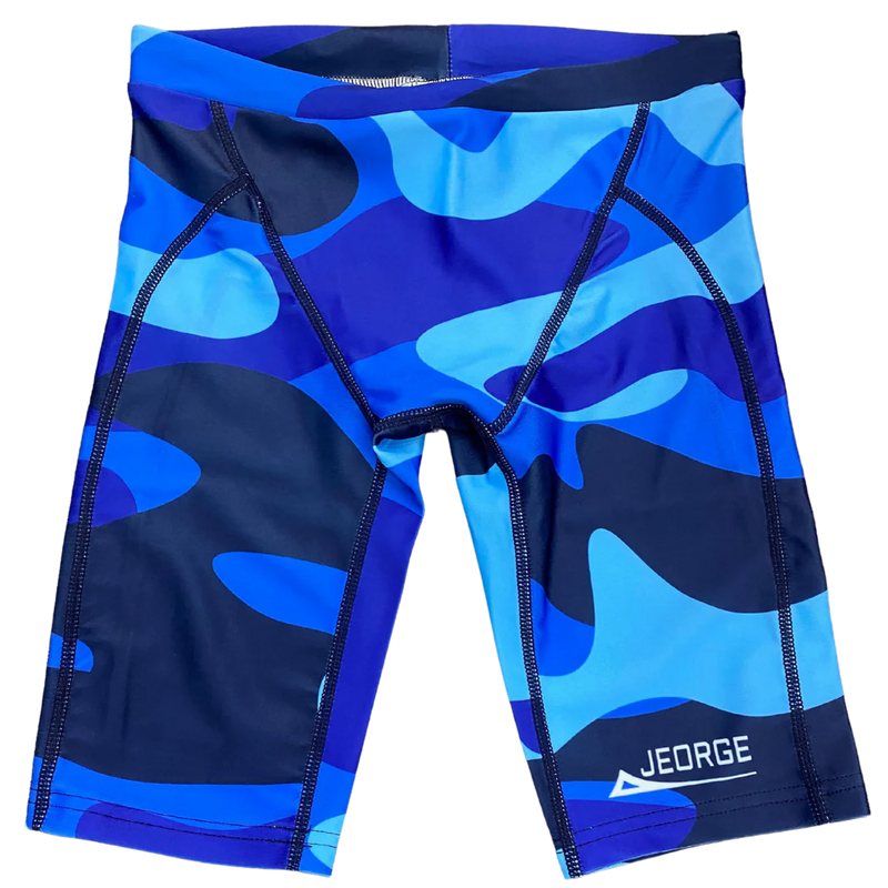 Load image into Gallery viewer, JEORGE Competition Swimming Shorts, High quality 250gsm chlorine resistant boys jammers
