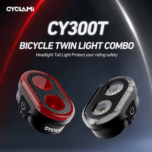 CYCLAMI Cycling Bicycle Front & Rear Light Set Bike USB Charge Waterproof Taillight LED Bike Accessories - JeorgeSports