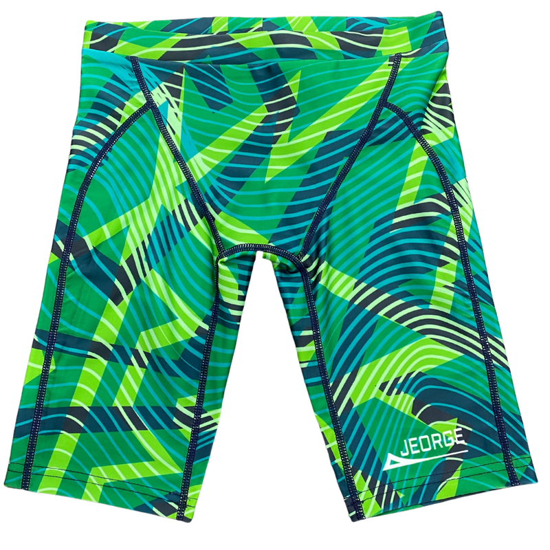 Load image into Gallery viewer, JEORGE Competition Swimming Shorts, High quality 250gsm chlorine resistant boys jammers
