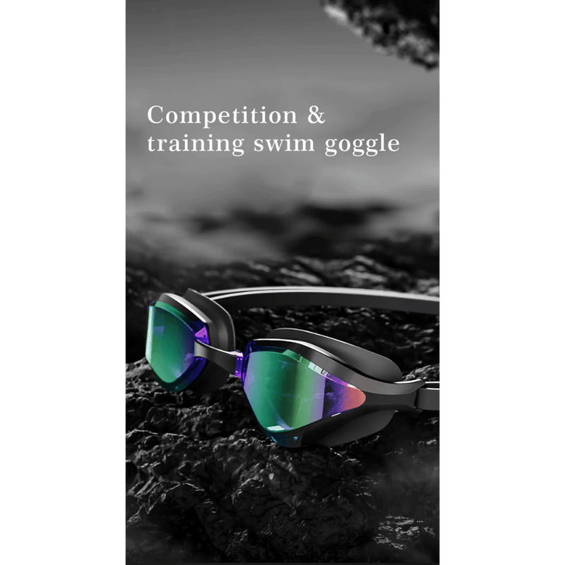 Load image into Gallery viewer, JEORGE Aqualis Adult Racing Competition Swimming Triathlon Anti-Fog UV Protection Swim Goggles - JeorgeSports
