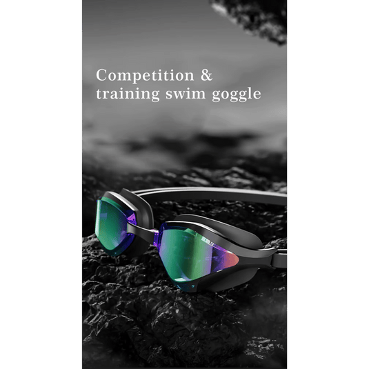 JEORGE Aqualis Adult Racing Competition Swimming Triathlon Anti-Fog UV Protection Swim Goggles - JeorgeSports