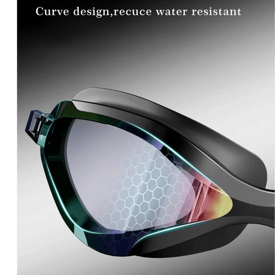 JEORGE Aqualis Adult Racing Competition Swimming Triathlon Anti-Fog UV Protection Swim Goggles - JeorgeSports