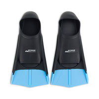JEORGE Swimming Training Fins Short Blade Sizes For Men, Women And Kids. Includes Travel Mesh Bag