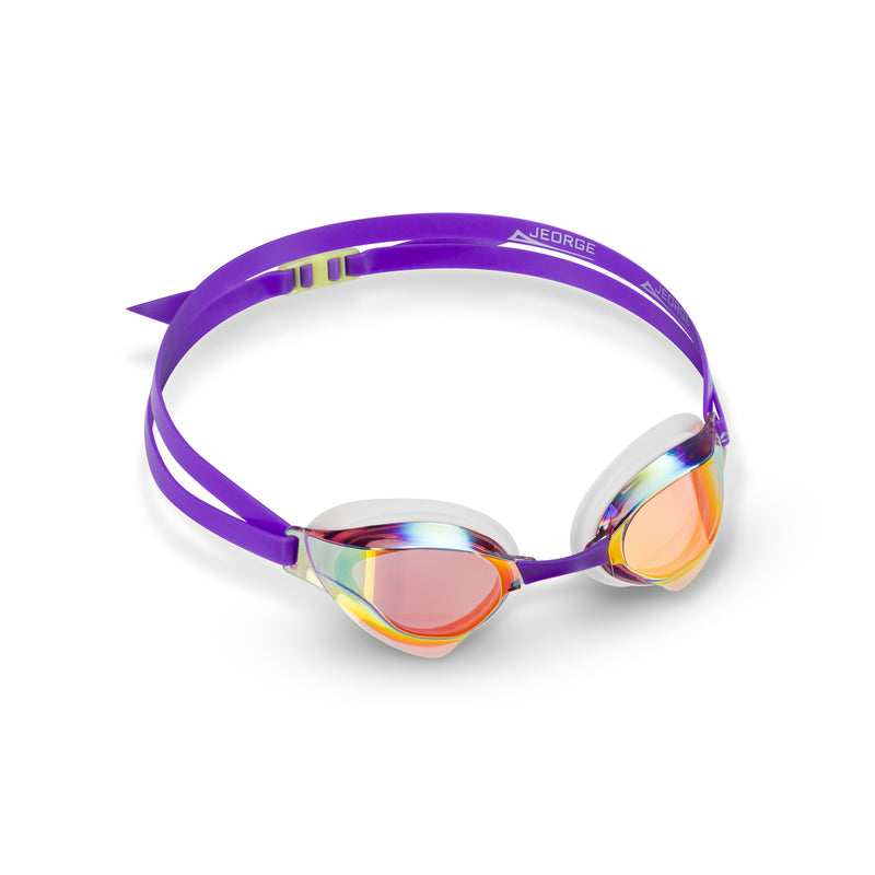 Load image into Gallery viewer, JEORGE  Junior (8yrs - 16yrs) Wide Vision, UV Competition Swim Goggles

