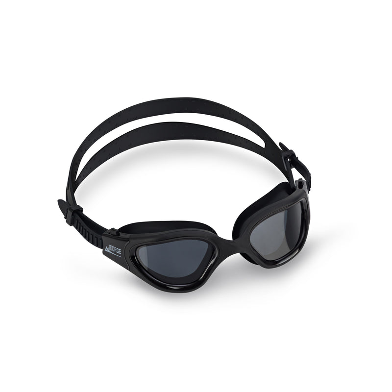 Load image into Gallery viewer, JEORGE Unisex Swimming Goggles with anti-fog coating, 100% UV protection, and a leakproof soft silicone seal.
